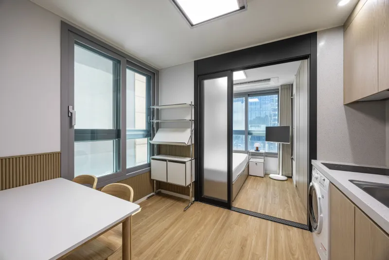 [Seodaemun, Seoul] 2-minute walk from Sinchon Station, 1.5-room fully furnished officetel in Sinchon/Hongdae/Ewha Womans University 3