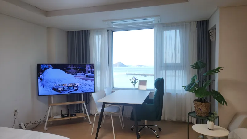 [Geoje] Neungpo / Studio with a great ocean view and fishing spot #PetFriendly 8