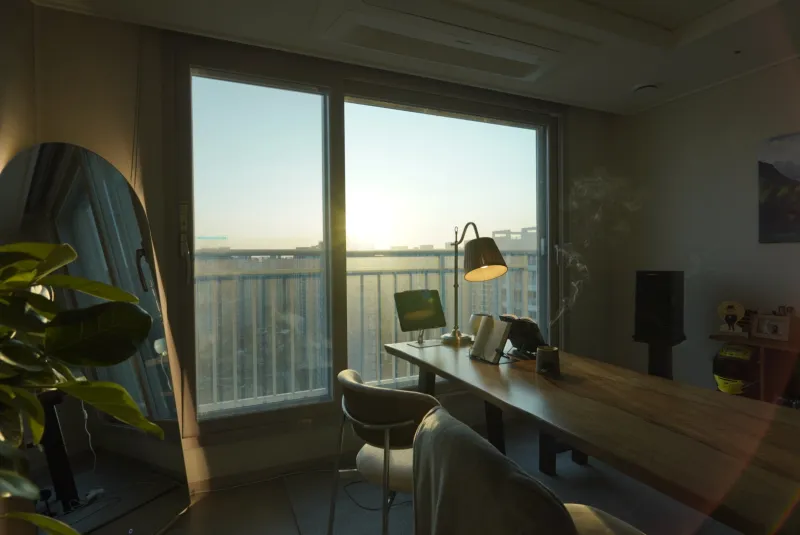 [Cheongju] A house with a beautiful sunset, newly built 3-room apartment near Osong Station 21