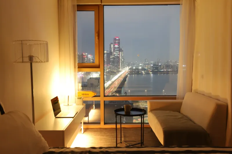 [Mapo, Seoul] #Yeouido #HanRiverView #CityView #SunsetView , Mapo Station 0min 9