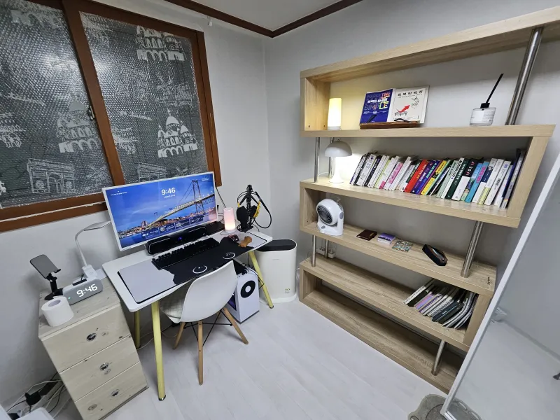 [Michuhol, Incheon][Line 1 Express Jemulpo Station] 3 Rooms / Study (High-end PC) / Dressing Room / Queen Bed 14