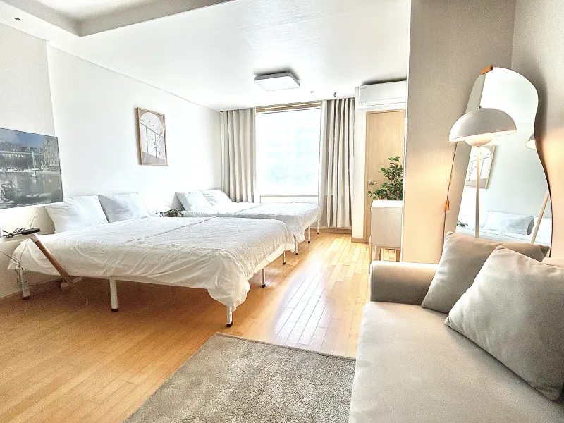 [Gangnam, Seoul] 3-minute walk from Suseo Station, Samsung Hospital, large 4-person room 9