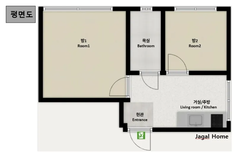 [Dongdaemun, Seoul] 5 mins from Korea University Station, 2 bedrooms on the 1st floor, Dongdaemun, Myeongdong 27
