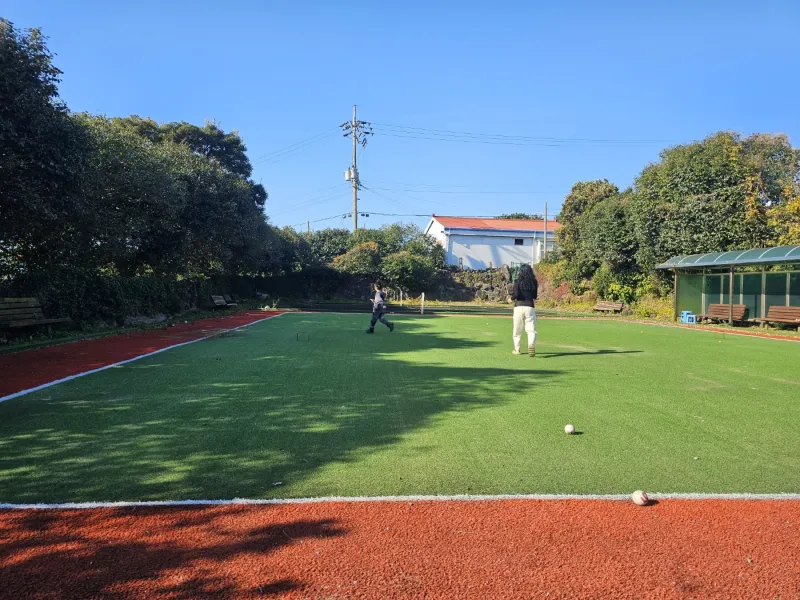 [Namwon, Seogwipo] 2-story detached house. Spacious yard. Ocean view. Jacuzzi. Three-room. BBQ. Foot volleyball. Pets 228