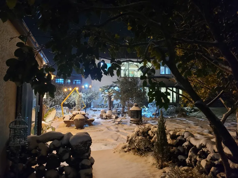 [Namwon, Seogwipo] 2-story detached house. Spacious yard. Ocean view. Jacuzzi. Three-room. BBQ. Foot volleyball. Pets 163
