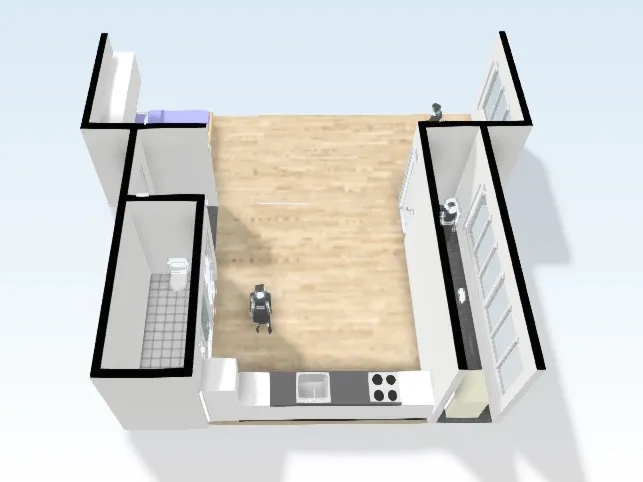 [Gwangjin, Seoul] Quiet, fully furnished 10-pyeong studio on the 2nd floor, 7-minute walk from Konkuk University Station 7