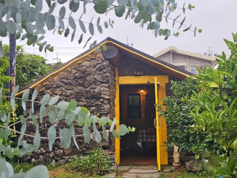 [Namwon, Seogwipo] 2-story detached house. Spacious yard. Ocean view. Jacuzzi. Three-room. BBQ. Foot volleyball. Pets 221