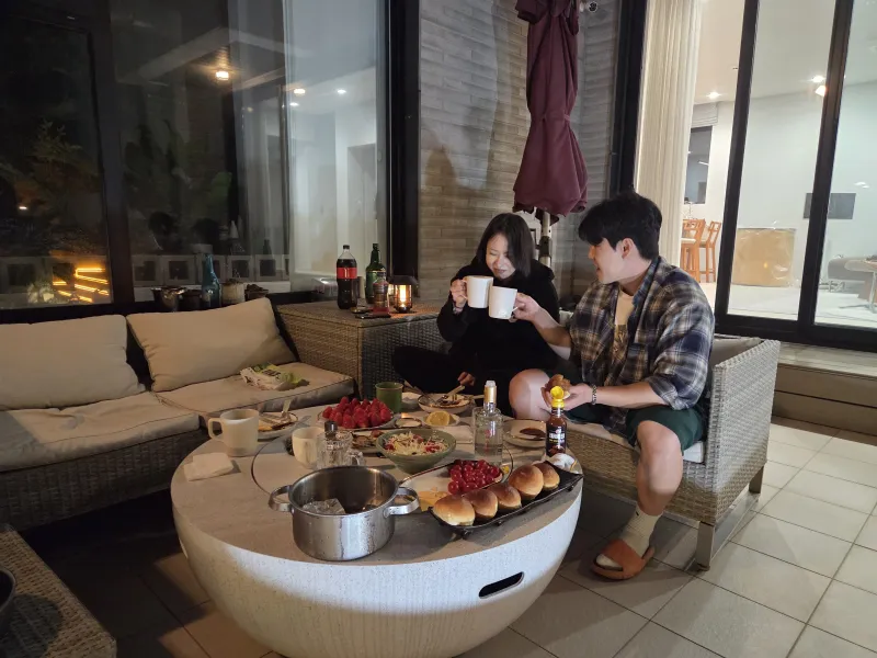 [서귀포 남원] 프리미엄 2층 풀빌라, 친환경 온수풀, 바베큐, 불멍, 바다와 한라산뷰 77