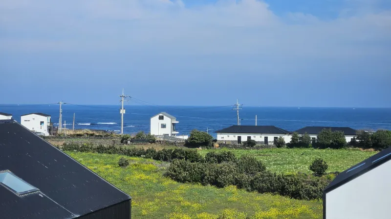[Gujwa, Jeju] A detached house with a beautiful view of the sea, stone walls, and fields, 30 seconds from the entrance to the complex. 3