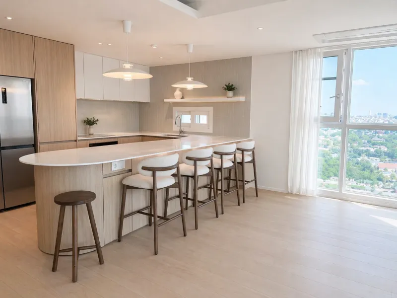 [Yongsan, Seoul] 33rd Floor Panoramic View. Yongsan Modern Premium Apartment 37