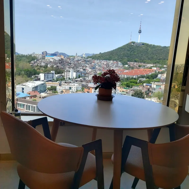 [Yongsan, Seoul] Itaewon 1-Room with Best Namsan View 5