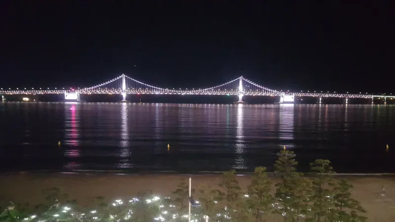 [Suyeong, Busan] Gwangalli Beach in 1 second, Gwangandaegyo Bridge and the beach at a glance 24
