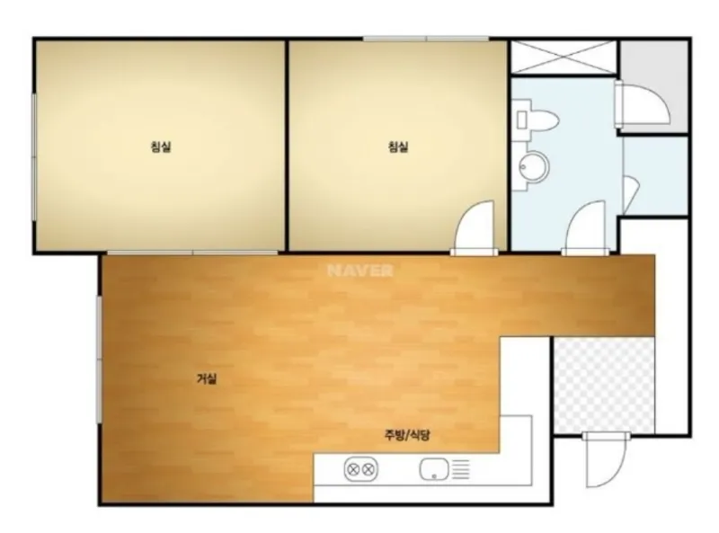 [Dong-gu, Daegu] Two-room apartment, 3-minute walk from Dongdaegu Station 19