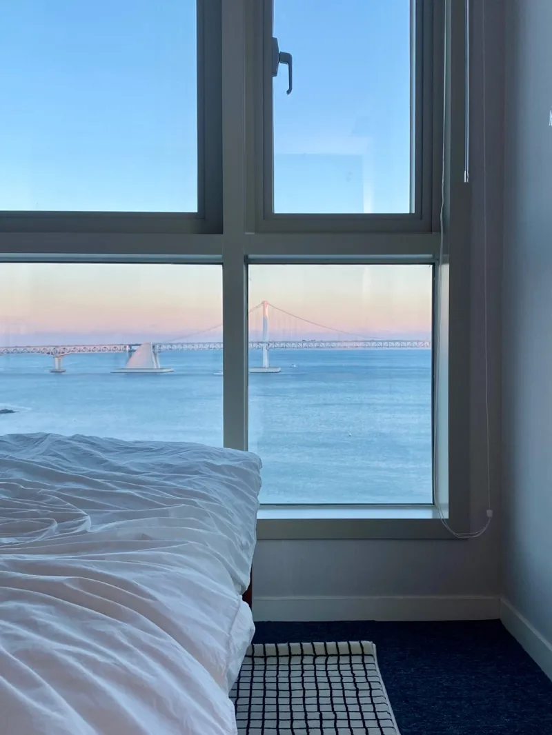 [Suyeong, Busan] Newly built two-room apartment with panoramic ocean view of Gwangan Bridge in front of Gwangalli Beach 4