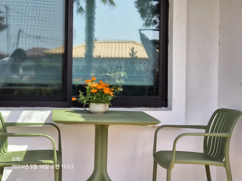 [Hallim, Jeju] A country stone house with a pretty yard and rafters 27