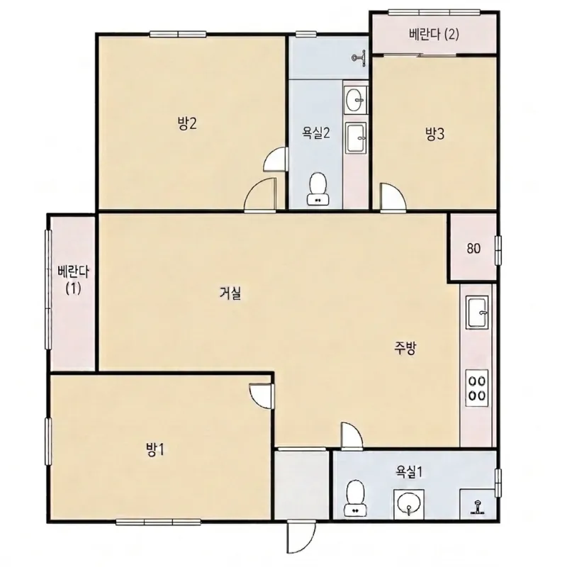 [Seodaemun, Seoul] 3-Room House, 6 Minutes from Myongji University, Bright and Cozy 32
