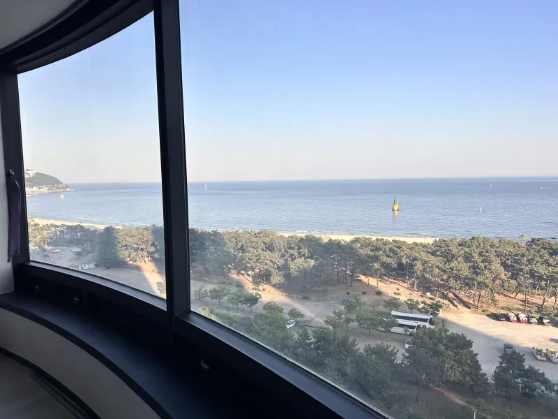 [부산 해운대] 동백섬 앞 대형창 바다뷰 룸 8
