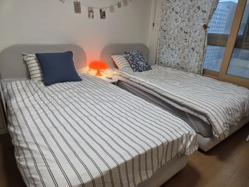 [Gwangmyeong][Gwangmyeong-si, Gyeonggi-do] Twin beds within 5 minutes of Gwangmyeong Station 9