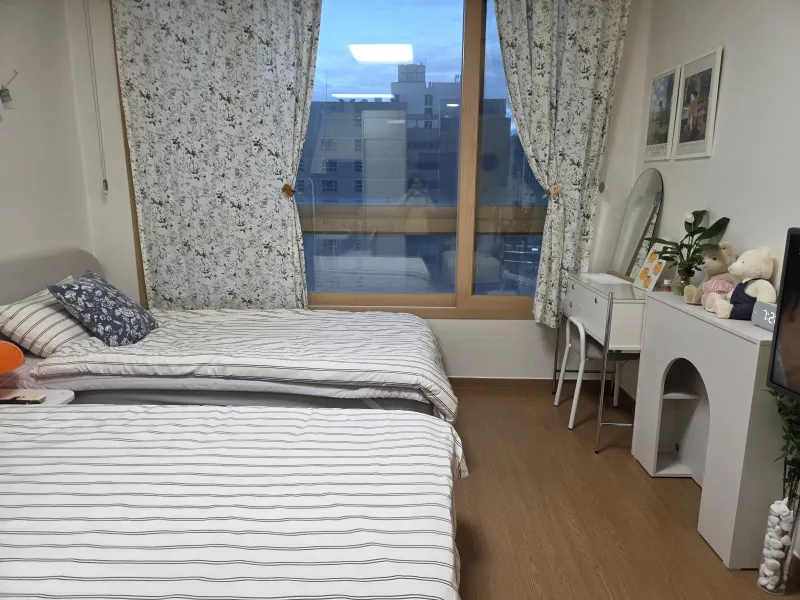 [Gwangmyeong][Gwangmyeong-si, Gyeonggi-do] Twin beds within 5 minutes of Gwangmyeong Station 3