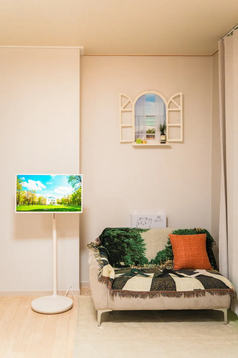 [강원 영월] 신축숙소/독채/도보1분섶다리/고즈넉한숲길/호텔침구/파노라마강뷰 16