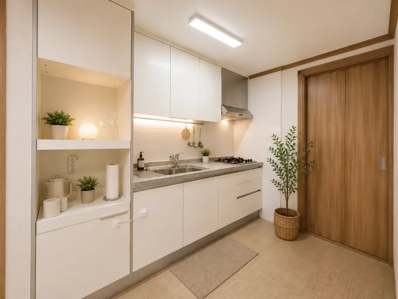 [Jeonju] White-toned Two-room House 5