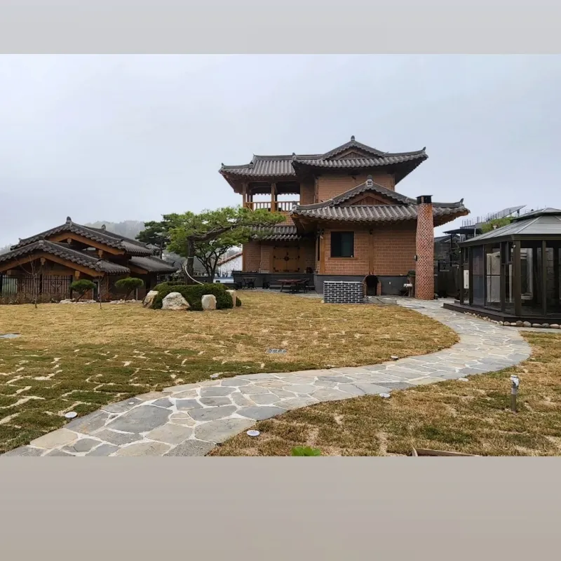 [경기 화성] 제부도 초입 한옥스테이송교리 2층, 넓은 잔디마당, 수영장 14