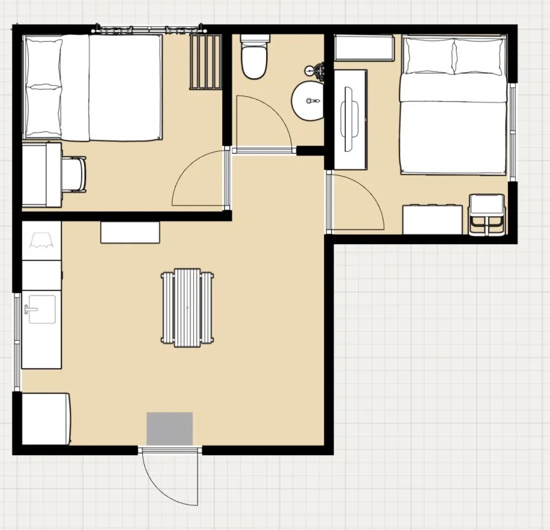 [Dongdaemun, Seoul] 5-minute walk from Korea University Station / Two-room apartment near Korea University Anam Hospital 17