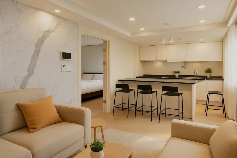 [Gangdong, Seoul] Comfortable two-room apartment, 1-minute walk from Gildong Station 2