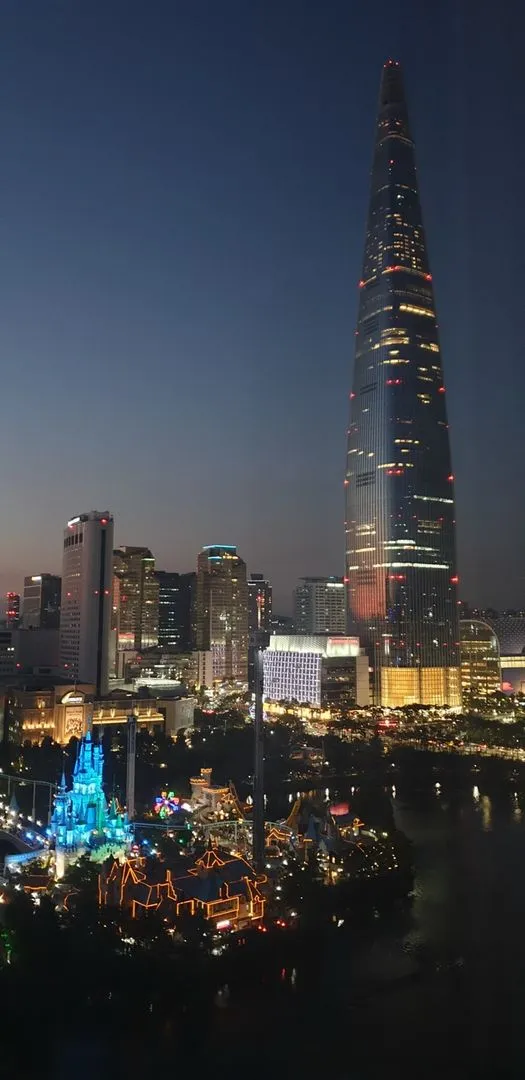 [Songpa, Seoul] Jamsil Lotte World Lotte Tower Seokchon Lake High-rise View 3