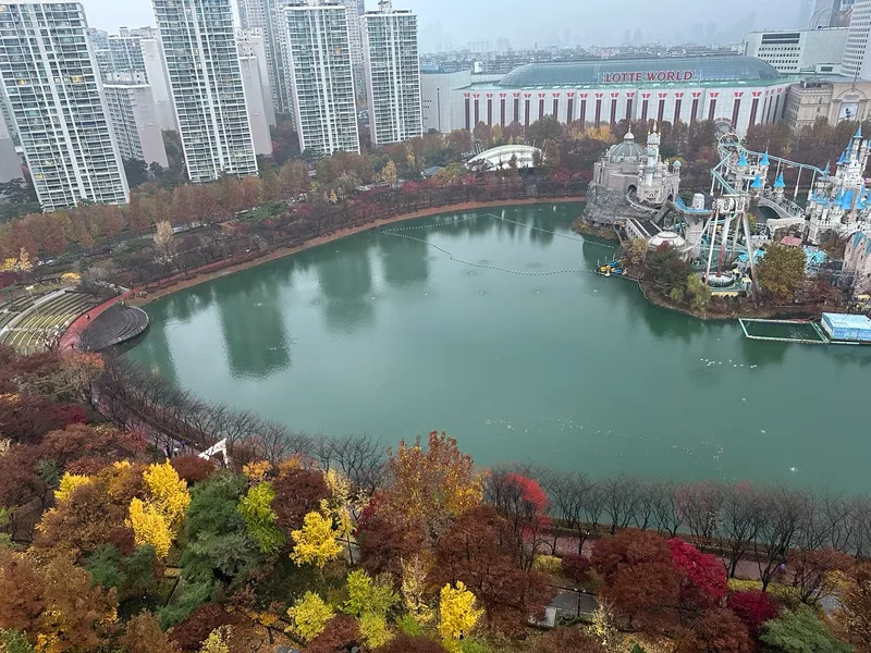 [Songpa, Seoul] Jamsil Lotte World Lotte Tower Seokchon Lake High-rise View 9