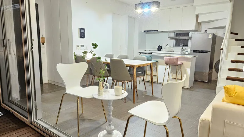 [Gujwa, Jeju] A detached house with a beautiful view of the sea, stone walls, and fields, 30 seconds from the entrance to the complex. 71