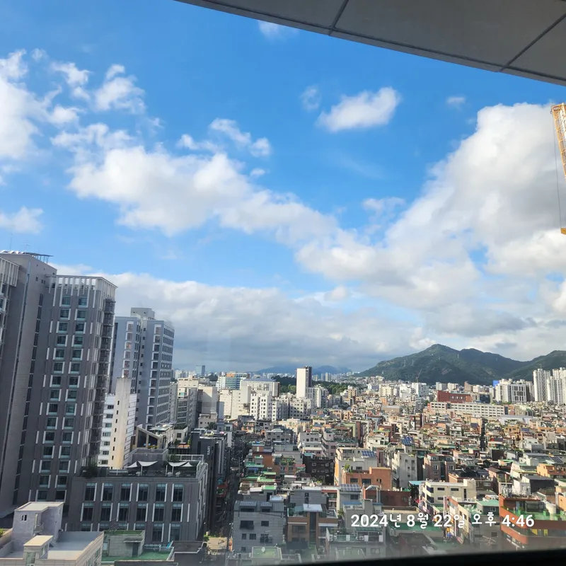 [서울 광진] 구의역1분/탁트인 아차산 조망/조용한방/최대4인가능 13