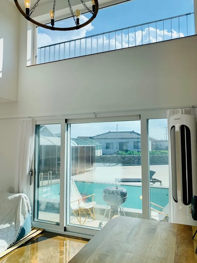 [Hangyeong, Jeju][Panpo] Super Special Price_ Panpo Port Private Duplex with Spacious Yard, Swimming Pool, and BBQ Zone 114