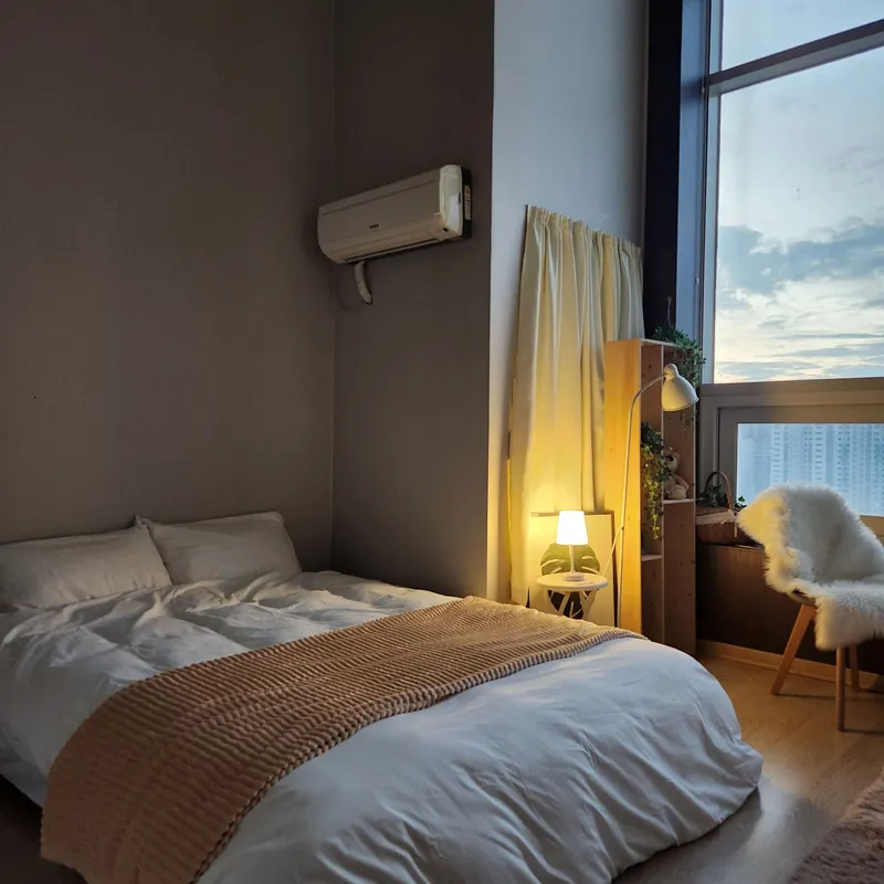 [Cheongju] Gyeongbok University #Chungbuk National University #Duplex #2 Queen Beds 3