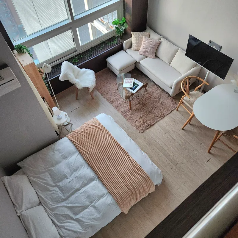 [Cheongju] Gyeongbok University #Chungbuk National University #Duplex #2 Queen Beds 2