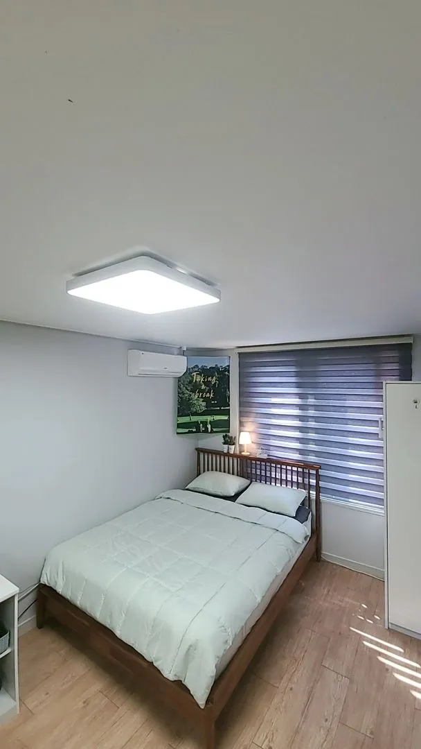 [Yeongjong, Incheon] Double bed studio apartment with elevator and full options near Incheon Airport 2