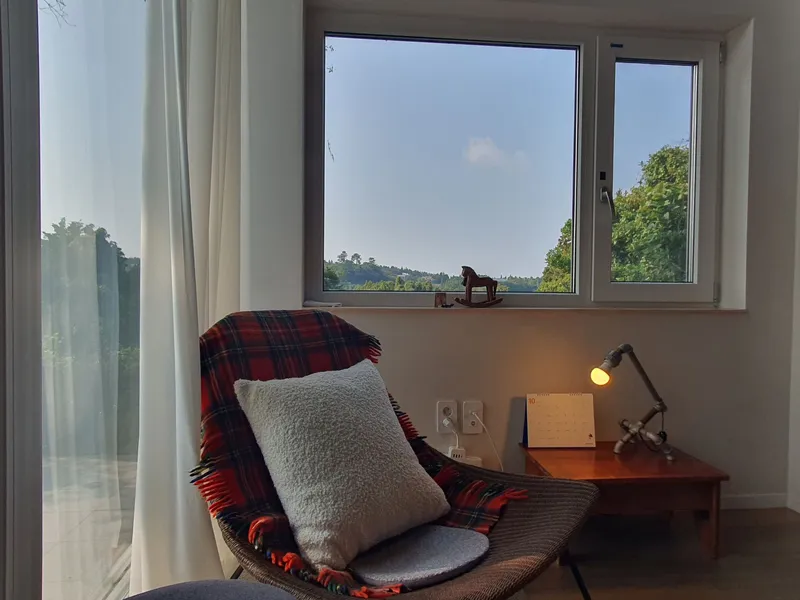 [Jocheon, Jeju] Fantastic sunset outside the window of Seonheul Jungsangan duplex pension 31