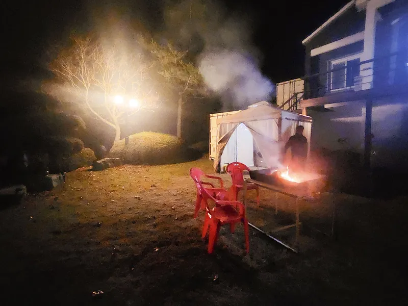 [Pyeongchang] Daegwallyeong 1000-pyeong lawn bonfire #10minutesfromskiresort #Sheepfarm 2