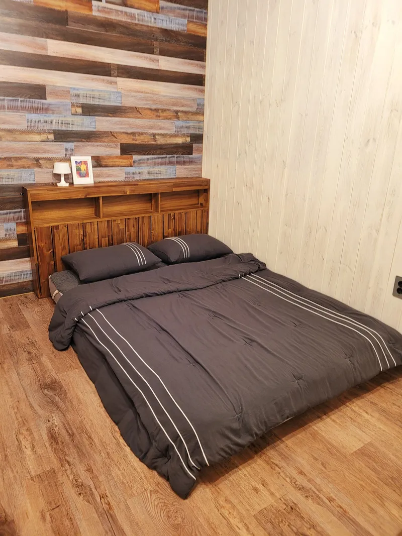 [Aewol, Jeju] Baby products, low-profile bed, built-in bathtub, BBQ, coastal road, 22 pyeong 24