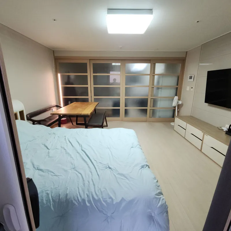 [제주 조천] 함덕 시원한 바다가 보이는 1.5룸 퀸침대 2개 13