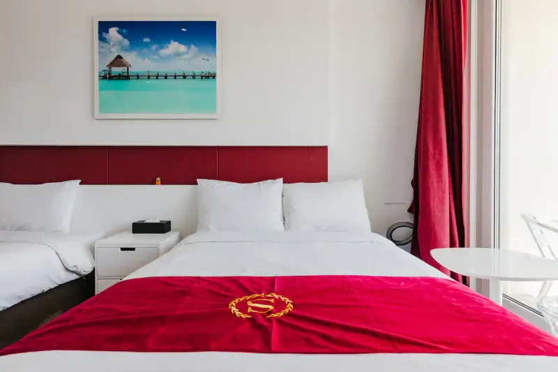[Jocheon, Jeju] Right in front of Emerald Hamdeok Beach/Two Beds 12