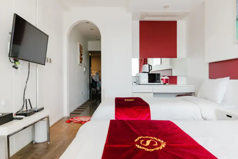 [Jocheon, Jeju] Right in front of Emerald Hamdeok Beach/Two Beds 7