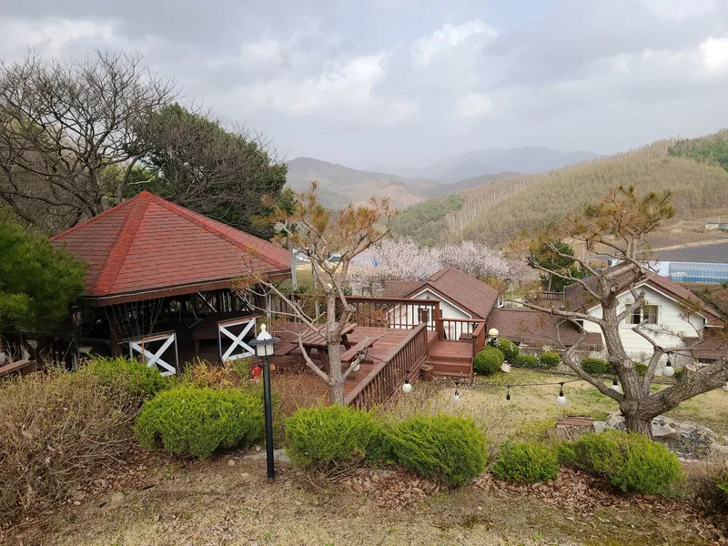 [Pyeongchang] Cabin A "Scent of the Forest" Duplex Private House, Pristine Area. Queen Bed Room, Downstairs Room 23