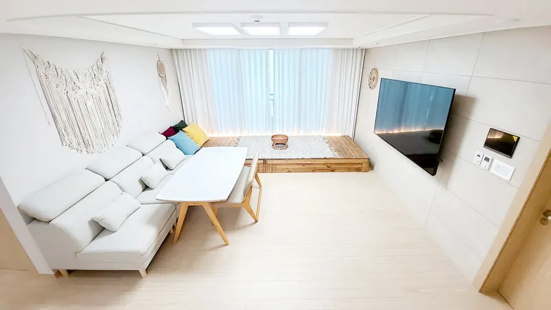 [Gangneung] #New apartment #Surfing #5 min walk to the beach #Coffee street #Ice coffee water purifier #Hotel bedding 2
