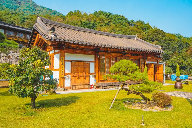 [Ulju, Ulsan] A detached Hanok with a mountain view, lawn, and private tea room 7