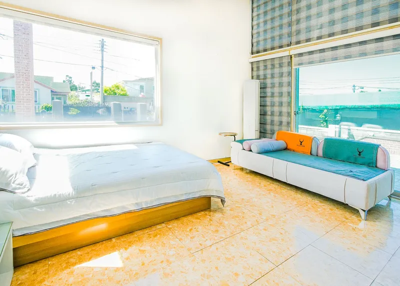 [Haean-dong, Jeju] A three-room accommodation in Haean-dong, a gallery accommodation with a spacious and clean yard on the first floor 24