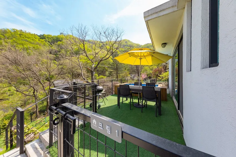 [Gapyeong] Dog-friendly pension with private terrace and private pool #Cream1 11