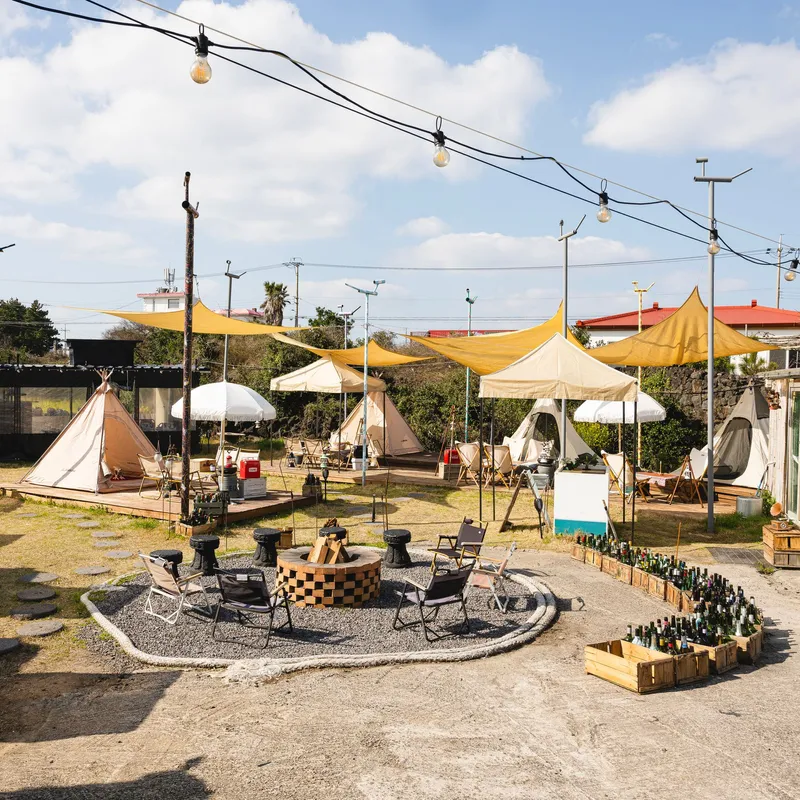 [Hallim, Jeju][Jeju Hyeopjae] Camping Emotion Hotel Double Room E within walking distance of Geumneung Beach 7