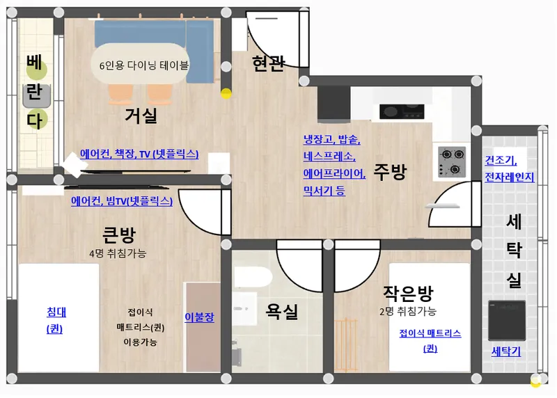 [Donghae] Ocean View Two Room #Dol Dam Village #5 min walk to the beach 7