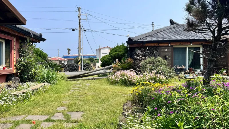 [Hangyeong, Jeju][Jeju Panpo] In front of Panpo Port, a quiet and pretty traditional stone house (Sarangchae, Dokchae) 22